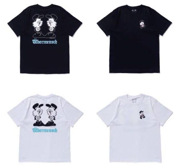 (白黒セット)VERDY x G-DRAGON Ubermensch T-Shirt Lサイズ