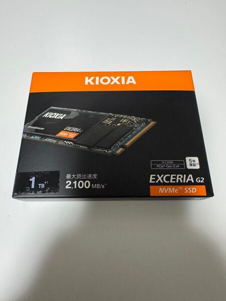 KIOXIA EXCERIA G2 1TB m.2ssd gen3 未開封