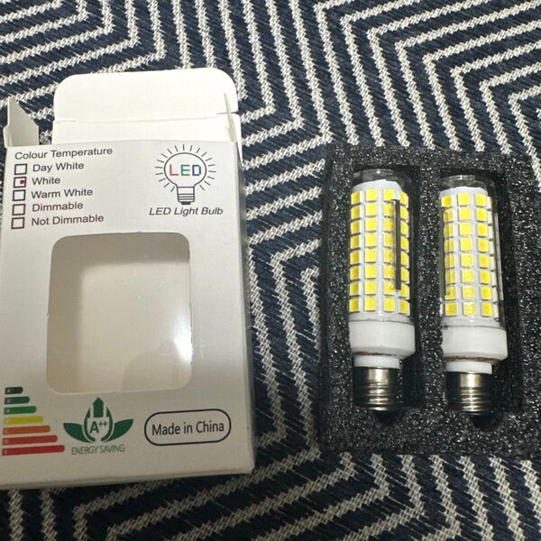 LTYY E11 LED電球,75W-80Wハロゲンランプ相当,8W 800LM,口金直径11mm,可調光