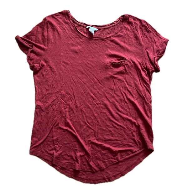 H&M Tシャツ レッド