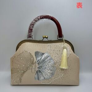 【ハンドメイド】 がま口バッグ ハンドメイド#B258