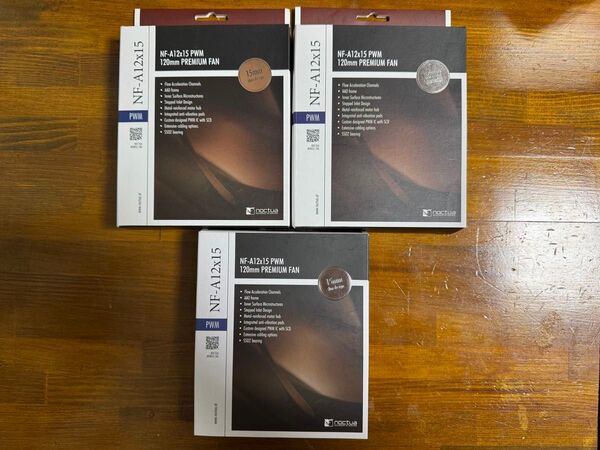 Noctua NF-A12x15 PWM 120mm ケースファン 3個セット