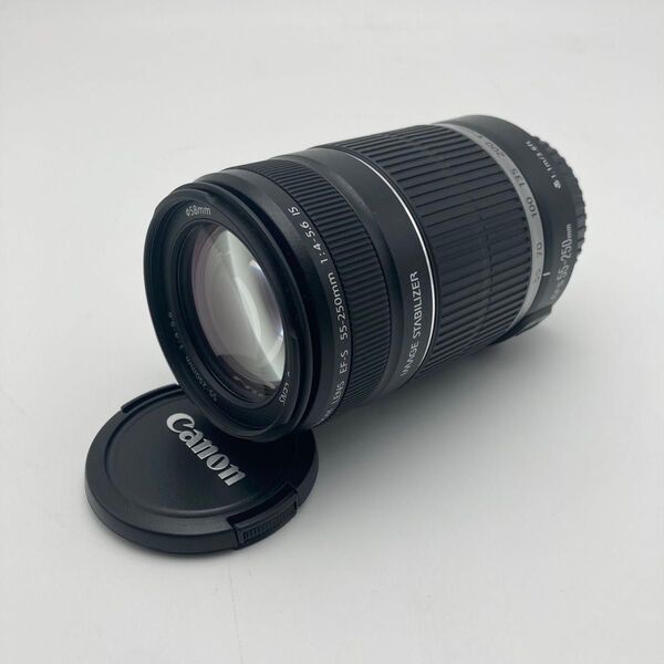 美品 Canon EF-S 55-250mm F4-5.6 IS 望遠レンズ キャノン カメラレンズ