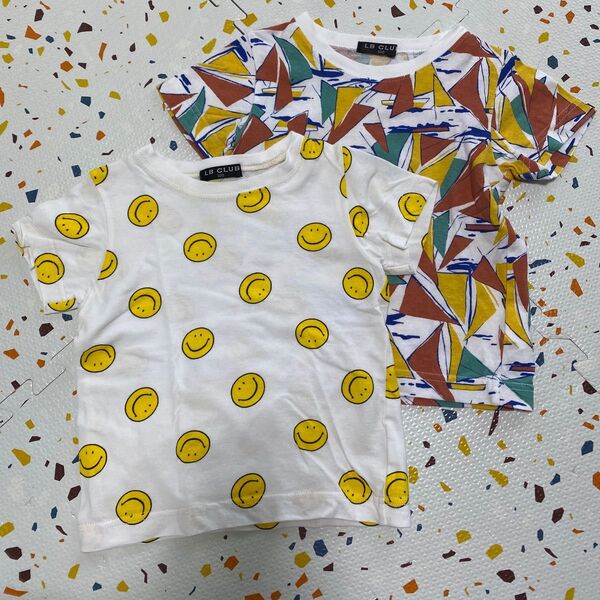 Tシャツ 半袖Tシャツ キッズ 100センチ 2枚セット
