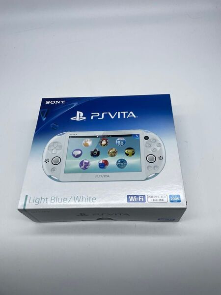 PS Vita ライトブルー ホワイト PCH-2000 初期化済