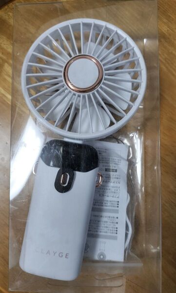 未使用 CLAYGE クレージュ 非売品 ハンディファン 扇風機 ネックファン