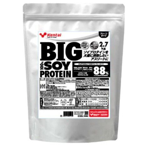 ■Kentai BIG100% ソイプロテイン プレーンタイプ 大容量 2.7kg PROTEIN ケンタイ■