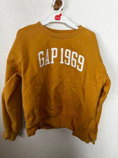 GAP Kids トレーナー L 140センチ ギャップキッズ 起毛 イエロー スウェット 長袖 ユニセックス