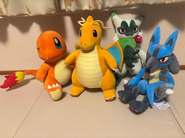 ポケットモンスター ポケモン ぬいぐるみ ルカリオ カイリュー ニャローテ ヒトカゲ めちゃもふぐっどぬいぐるみ