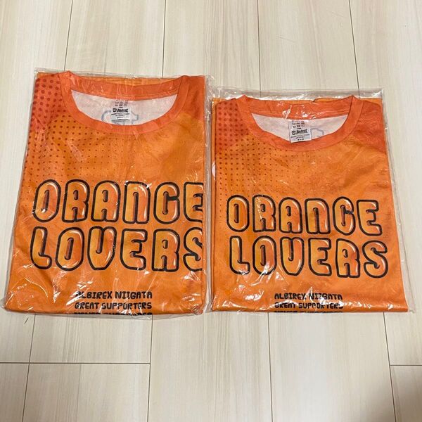 アルビレックス新潟 応援ユニフォーム シャツ ORANGE LOVERS 親子セット 来場特典 フリー キッズ