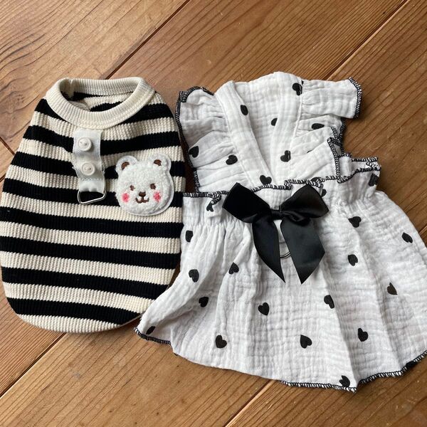 小型犬 Sサイズ 春 夏服 ワンピース Dカン付 セット