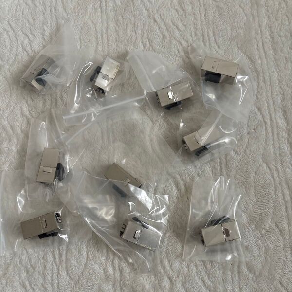 Cat6 カプラー RJ45 Cat6 シールド付き カプラー【10個セット】 イーサネットカプラー メスからメス