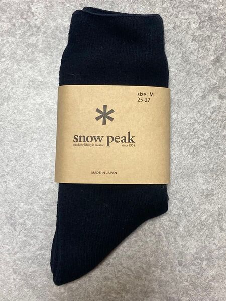 【新品】snow peak × rasox クルー丈 パイルソックス M 25-27cm