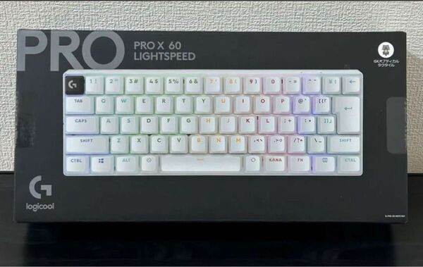 Logicool G PRO X 60 LIGHTSPEED ワイヤレス ミニ ゲーミングキーボード タクタイル