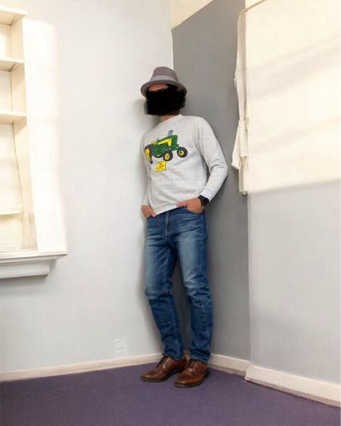 90s ヴィンテージ スウェット USA製 グレー Msize