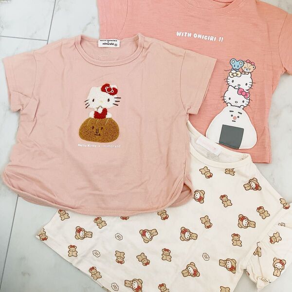 【90】キティちゃん://Tシャツ3枚まとめ!!