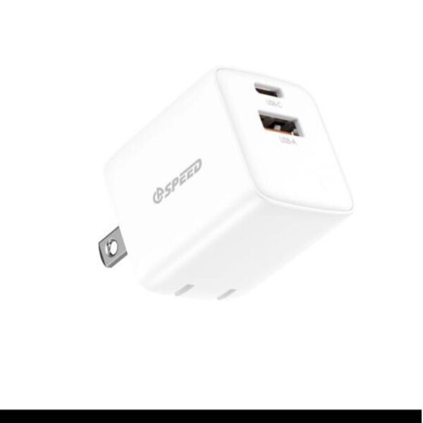 【新品・未開封】CPSPEED CPS302 USB PD 30W急速充電器、2ポート同時充電(USB-C&USB-A) 急速充電