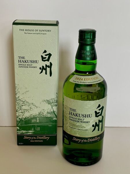【未開封】サントリー シングルモルトウイスキー白州2024 Story of the Distillery 箱付き 白州