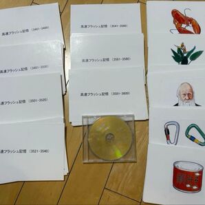 七田式高速フラッシュ記憶カードとCDセット(一年分)