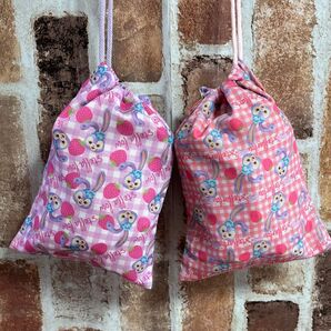 ハンドメイド 給食袋 コップ袋 巾着袋 ①