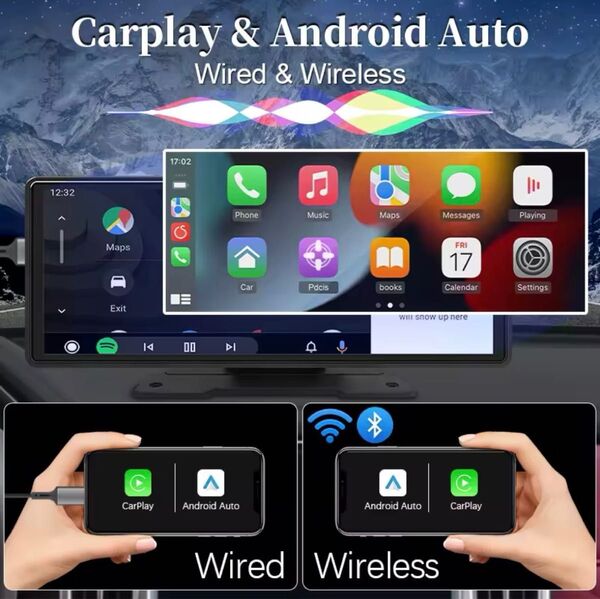 10.26インチ CarPlay & Android Auto カーナビ