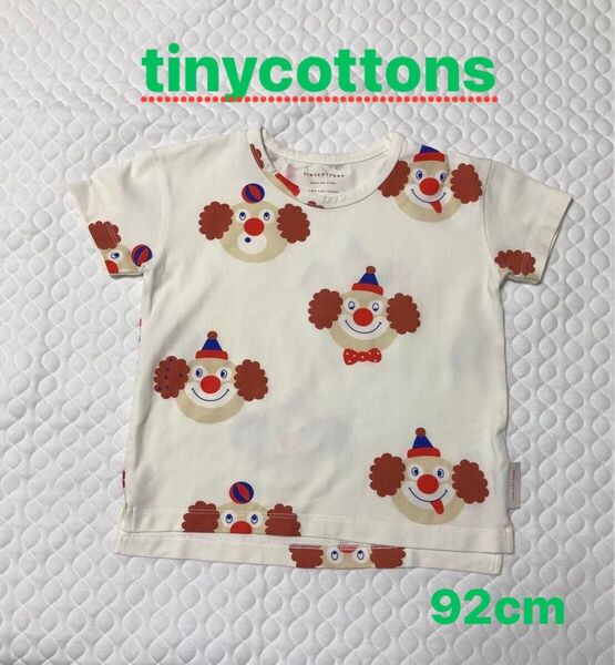 tinycottons. ピエロ柄Tシャツ 92cm 2才