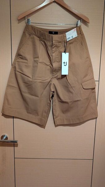 +J ワイドフィットカーゴハーフパンツ S UNIQLO ユニクロ ジルサンダー ショーツ