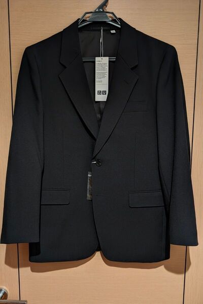 UNIQLO U セットアップ テーラードジャケット スラックス ブラック ユニクロ スーツ