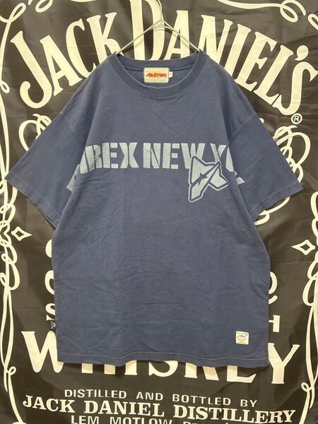 ★アビレックスAvirex ネイビー Tシャツ Mサイズ