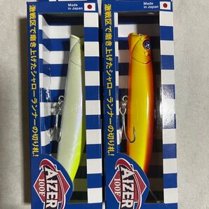 ブルーブルー アイザー100F レッドビアー チャートバックグロー 購入後挨拶不要 ・梱包材無・ポスト投函到着遅い