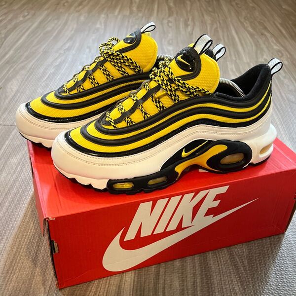 新品 NIKE AIR MAX PLUS 97 イエロー/ブラック
