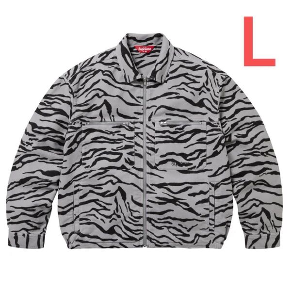 Supreme Moleskin Work Jacket Zebra L シュプリーム モールスキン ワークジャケット ゼブラ