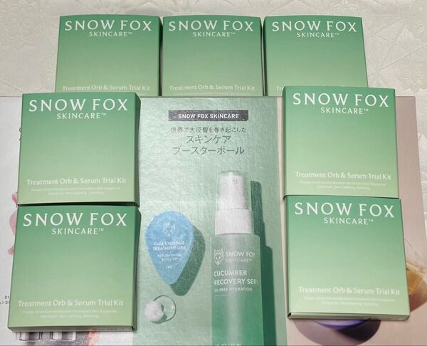 SNOWFOX スノーフォックス スキンケア トライアルキット 試供品 サンプル 7個セット リカバリー ブースターボール セラム