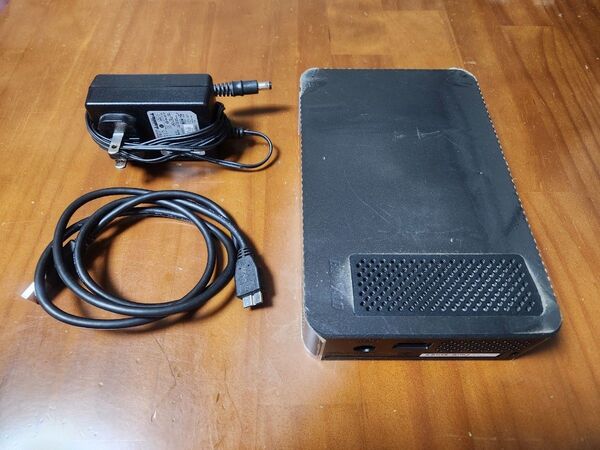 中古 3TB HD-LC3.0U3-BK BUFFALO 外付けハードディスク 初期化済 HD-LC3 バッファロー