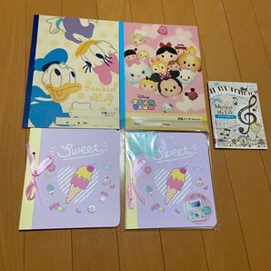 ディズニー ノート おこづかい帳 スクラップブック 5点セット