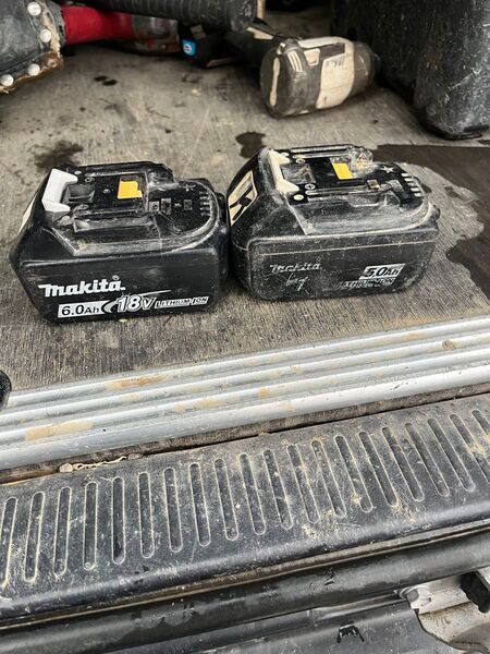 マキタ 18V バッテリー 2個セット 6.0Ah 5.0Ah
