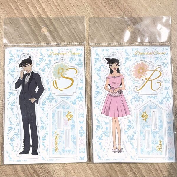 レア 名探偵コナン ヴィレッジヴァンガード限定 蘭 新一 結婚式 アクスタ 花嫁