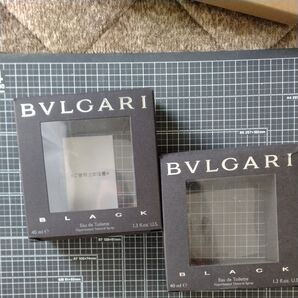 BVLGARI ブラック オードトワレ 空箱 2個セット