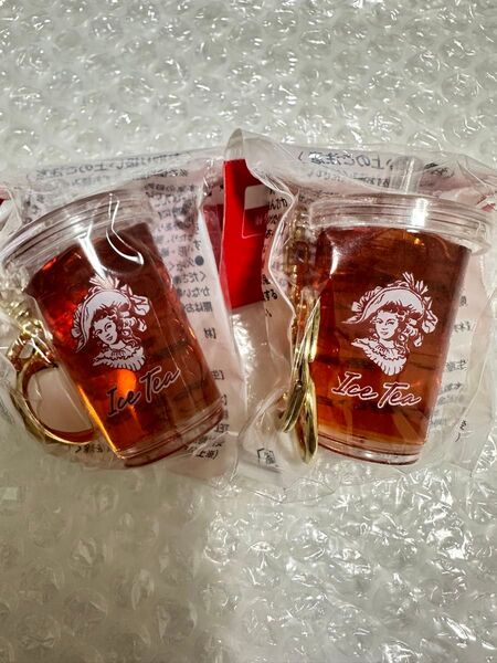 午後の紅茶 キーホルダー アイスティー キリン 第二弾 赤 2個セット レッド 目黒蓮