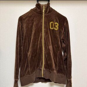 adidas トラックジャケット ベロア