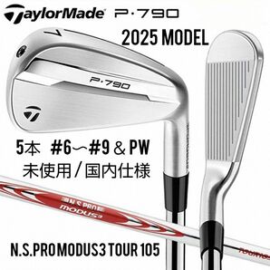未使用2025 P790 5本セット #6-#9、PW /日本仕様/保証書店舗印あり