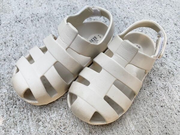 【 F.O.International 】BREEZE キッズサンダル 14.0cm ベージュ ★ 人気 子供 シューズ 水陸両用
