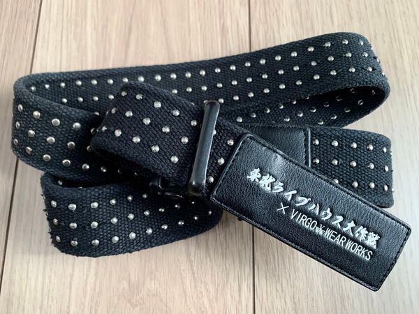 【 VIRGO wearworks 】東北ライブハウス大作戦 テープスタッズベルト 完売品 ★ 細美武士 brahman siva
