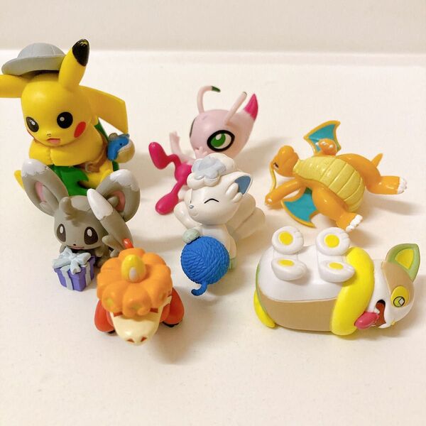 ポケモン ポケットモンスターココ ぬくぬくタイム みんなでプレゼント フィギュア 7点セット まとめ