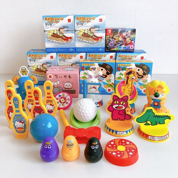 マクドナルド ハッピーセット おもちゃ 20点 まとめ売り ちいかわ おさるのジョージ ハローキティ マリオ