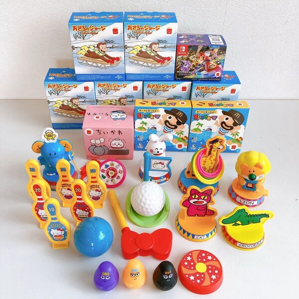 マクドナルド ハッピーセット おもちゃ 20点 まとめ売り ちいかわ おさるのジョージ ハローキティ マリオ 大量