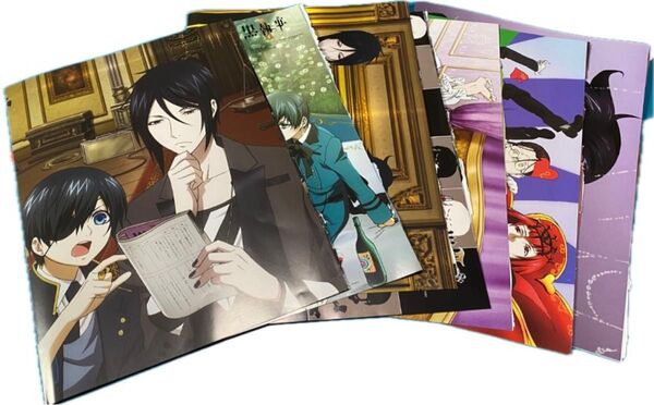 PASH! 付録 両面ポスター 黒執事ポスター 7枚まとめ売り 非売品 当時物
