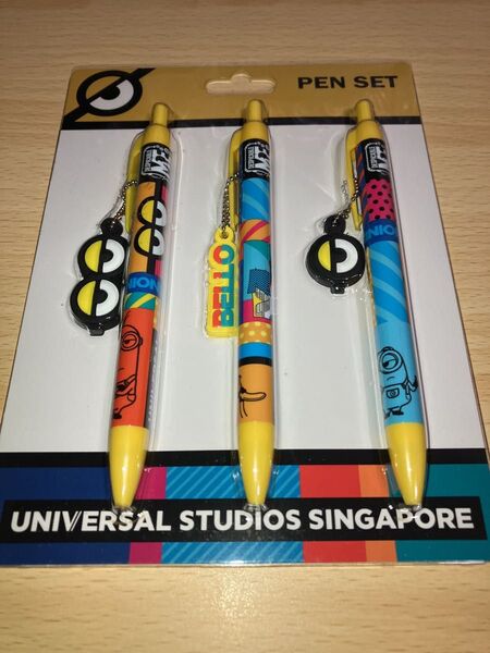 ミニオン ペンセット ユニバーサルスタジオシンガポール Universal Studios Singapore ボールペン
