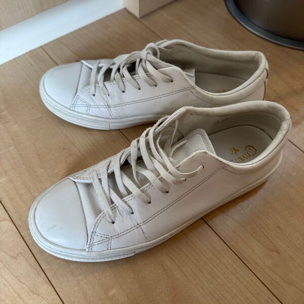 CONVERSE ローカットスニーカー ホワイト 24cm