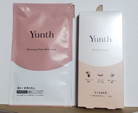 YunthユンスアイラッシュセラムEX 5mL おまけ☆シートマスク
